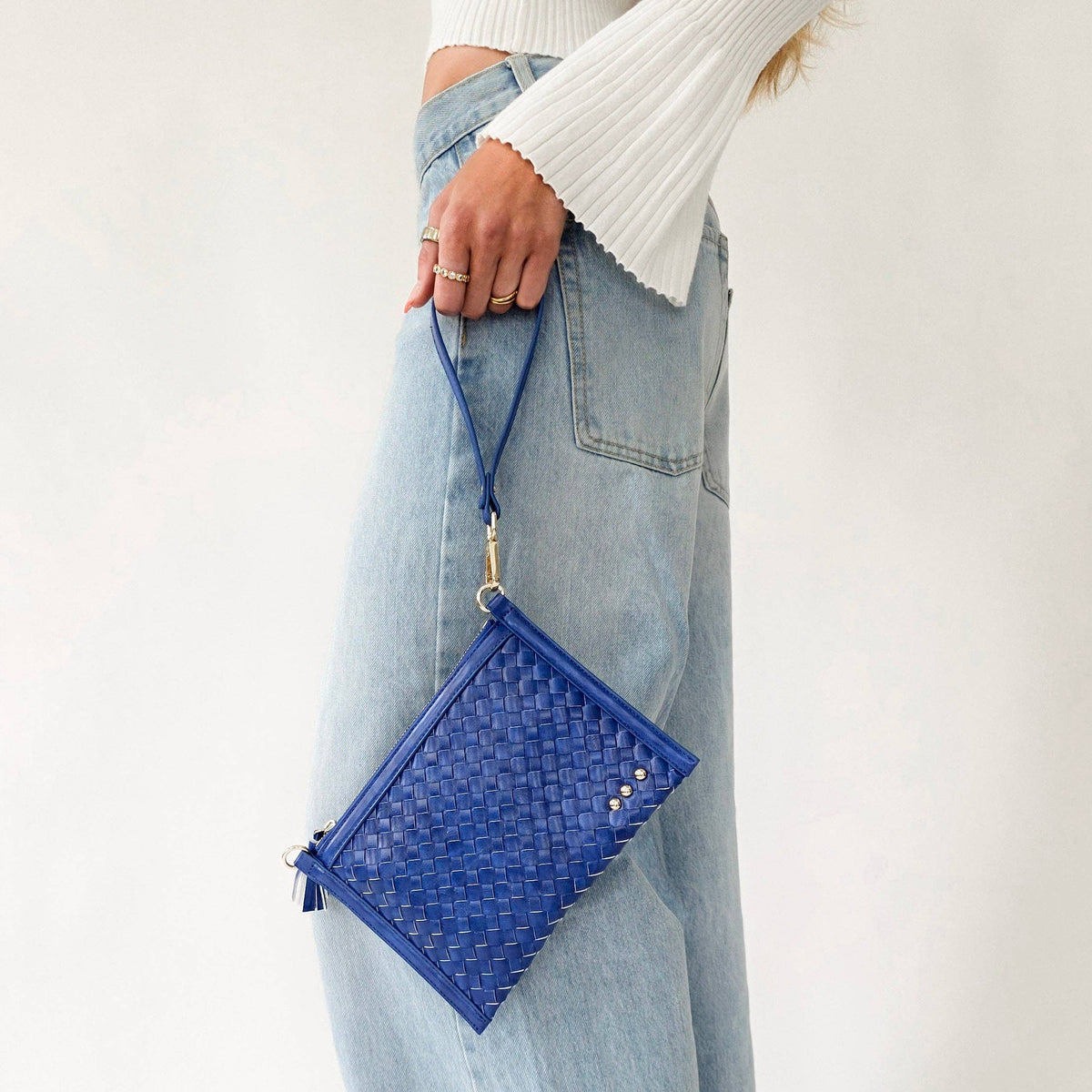 Mustang  Woven Crossbody and Clutch Bag